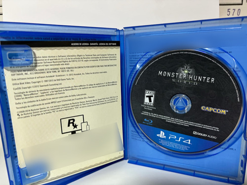 Monster Hunter 3 Ultimate Ps4 - Físico 50 Gb T (Usado)