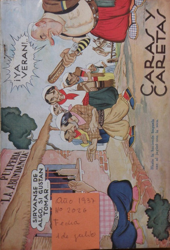 Revista Caras Y Caretas. Julio De 1937 Nº 2026