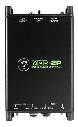 Direct Box Mackie Ativo Mdb 2p Passivo + Nf