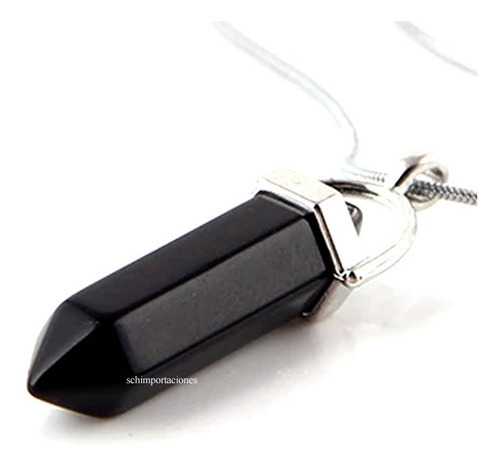 Obsidiana Negra Colgante - Punta - Péndulo - Original