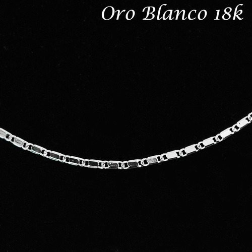 Collar Elegante Para Fiesta Oro Blanco 18k Cadena Para Mujer