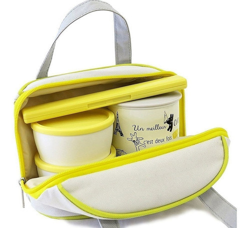 Bento Lunch Box Gaspard Et Lisa 580ml Conjunto C Lancheira