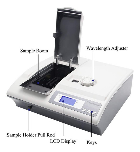 Espectrofotômetro Digital De Luz Ultravioleta Visível 722s