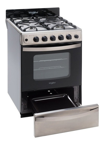 Imagen 3 de 4 de Cocina Whirlpool Wfx57di Multigas 4 Hornallas Fundicion