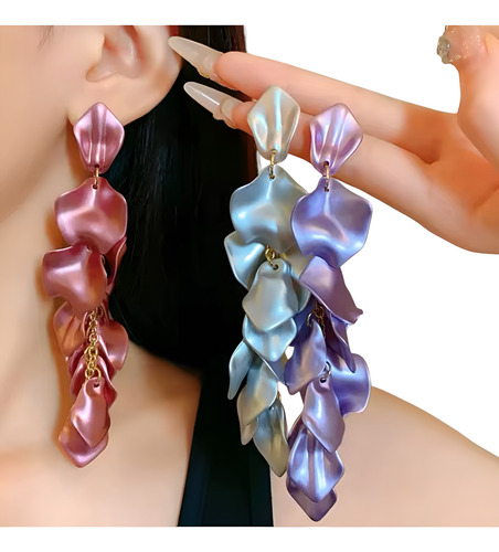 Aretes Para Mujer Padrísimos Colores Ideal Toda Ocasión Dorado