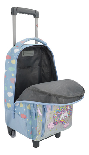 Mochila Con Carro Xtrem New Run 4xt Samsonite Escolar Multicolour Unicorn