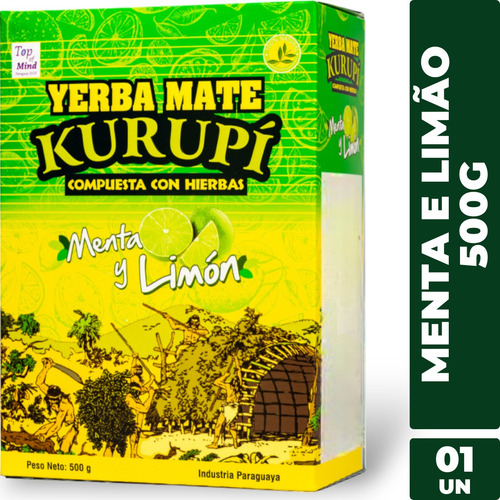 Erva Mate Terere Kurupi 500g Paraguaia - Escolha O Sabor
