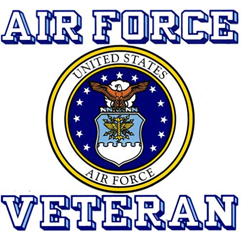 Calcomanía Automóvil  United States Air Force Veteran...