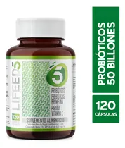 Comprar 120 Cápsulas - Probióticos 50 Billones, Prebióticos, Enzimas Sabor 120 Cápsulas Para 120 Días