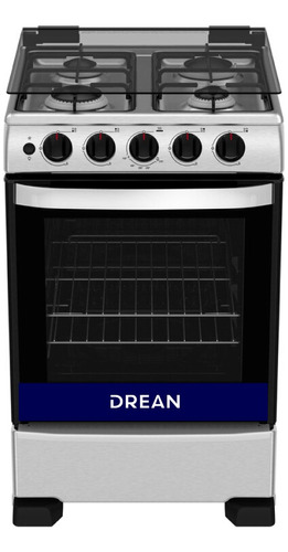 Cocina Drean Cd5505ai Multigas 4 Hornallas  Acero Inoxidable