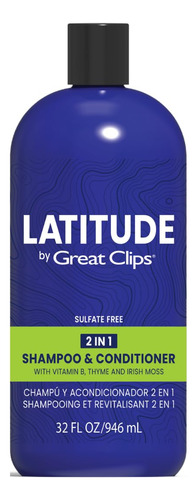 Shampoo E Condicionador Great Clips Latitude 2 Em 1 960 Ml P