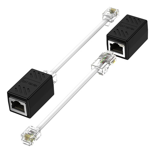 Xczzyb Adaptador De Cable De Conector De Telfono A Ethernet,