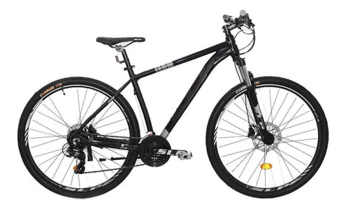 Mountain bike SLP 200 pro R29 18 24v frenos de disco hidráulico cambios Shimano Tourney color negro/gris con pie de apoyo  