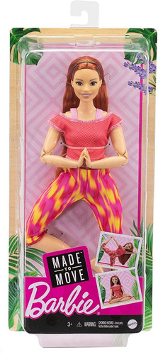 Muñeca Barbie Hecha Para Mover, Curva, Con 22 Articulaciones