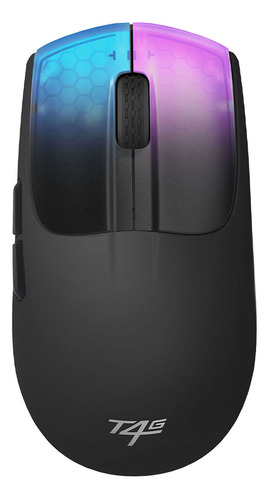 Mouse Gamer T4g Raptor Rgb, Usb Bluetooth, 6 Botones,  Negro