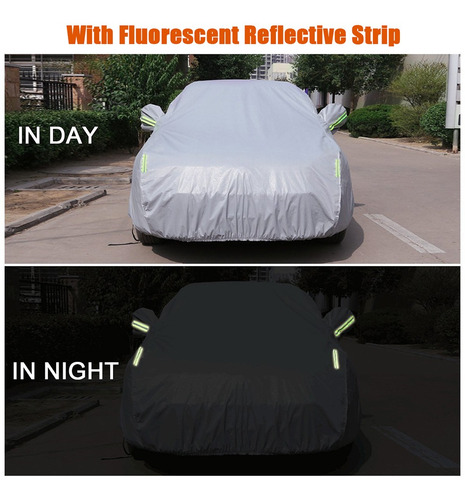 Funda Completa Para Auto Con Rayas Reflectantes