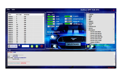 Dpf-egr-dtc Definitivo, Da Vinci 