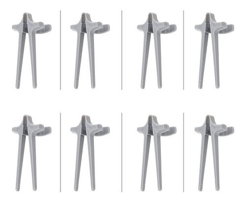Paquete De 8 Piezas De Palillos Para Dedos Alta Calidad Color Gris