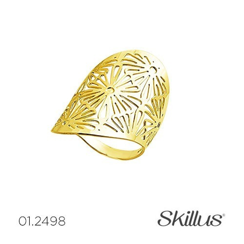 Anel Folheado Skillus