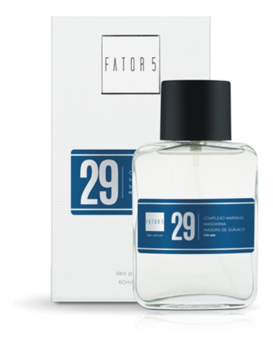 Perfume Fator 5 Nº29 Deo Parfum Masculino Isnpir. Invictus - 60 Ml