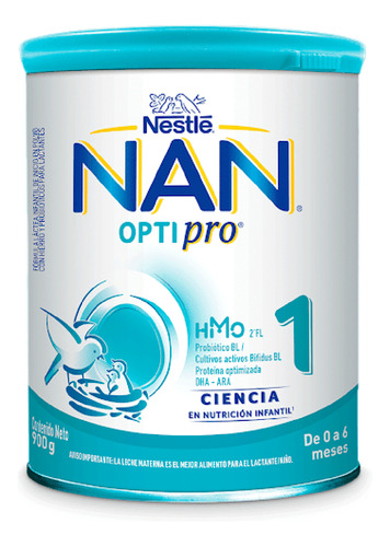 Fórmula Infantil Nan Optipro Etapa 1 Lata X 900 Gr