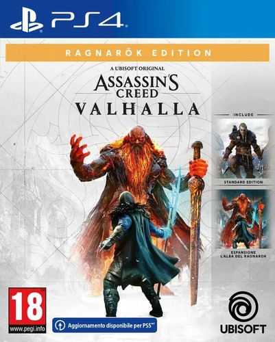 Assassin's Creed Valhalla Ragnarok Edition Ps4 Juego Físico