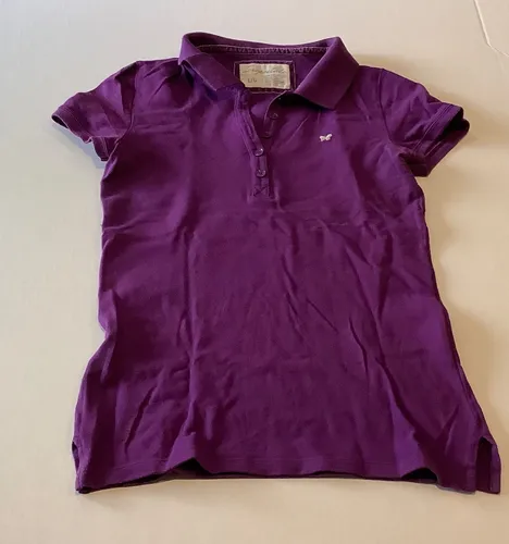 Playera polo morada hotsell