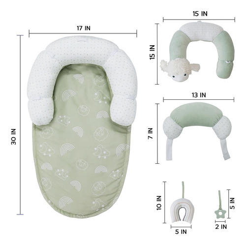 Almohadillas Aila+aiden 2 En 1 Para Tapete Y Soporte Para Se