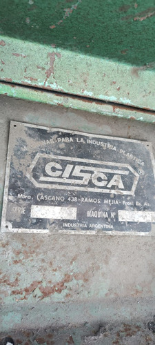 Molino De Plástico Cisca 10hp Con Iman (Usado)