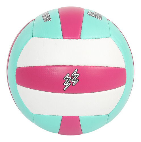 Balon De Voleibol Zoom Sports Volley Lite N°5 Vde-fcsia-bc Color Vde-Fcsia-Bco