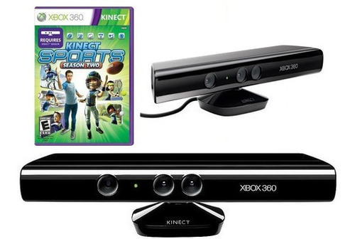 Kinect Para Xbox 360 + 2 Juegos+ Scrim. (Reacondicionado)