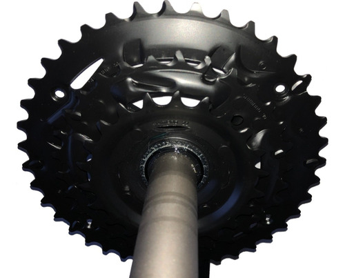 Imagem 5 de 5 de Pedivela Shimano Altus 27v Mt210 40/30/22 Hollowtech Integra