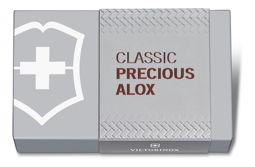 Cortaplumas Victorinox Classic Precious Alox Coleccion Suiza Color Hazel brown