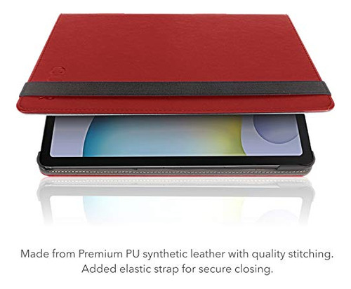Funda Para Tablet Galaxy Tab S6 Lite Rojo Cuvr