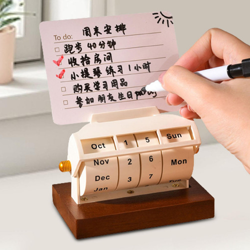 Calendario De Mesa Con Tapa, Calendario Con Tarjeta