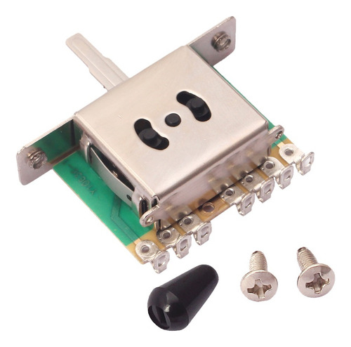 Selector De 5 Posiciones Con Punta Negra Para Guitarras St