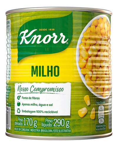 Milho Em Conserva 170g Knorr