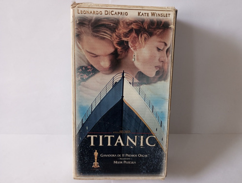 Titanic Película Vhs (leonardo Dicaprio) Ver Descripción (Usado)
