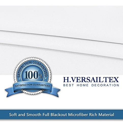 H.versailtex - 2 Cortinas Blackout Para Dormitorio, Sala De