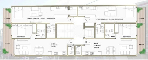 Imagen 8 de 13 de Barrio Naon-balcon-2 Baños