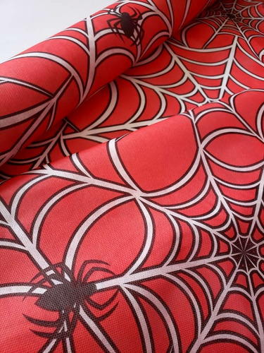 Tnt Teia Aranha Painel Parede Homem Aranha 1,4m X 6 Mts Cor Estampado