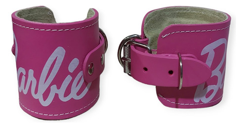 Grillete De Piel Zar Shop Color Rosa Unisex Para Gym