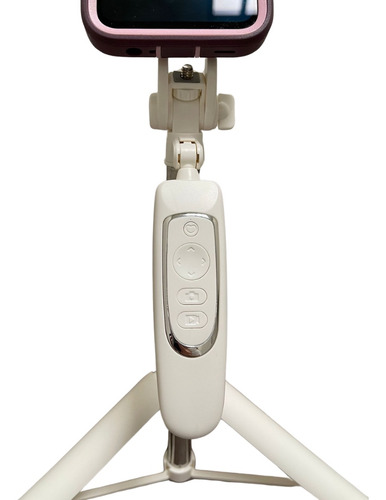 180cm Selfiestick Soporte Tripode Tripie Celular Control Rem Color Blanco