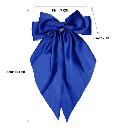 5pzs Broches Mariposas Cabello Moño Coquette Coletero Satén Color Azul Mariposas Para El Cabello Moño