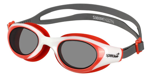 Óculos Speedo Swin Neo Unissex - Vermelho E Branco