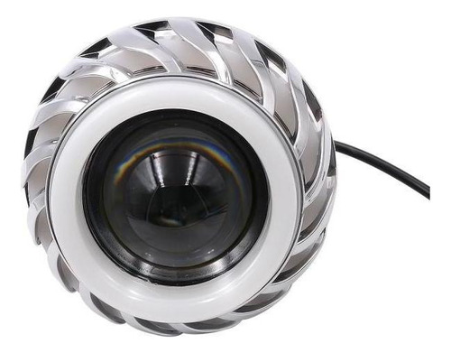 Faro Led De Luz Alta Y Baja Para Moto Ojos De Ángel Blanco