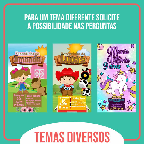 Convite De Aniversário Policia - Arquivo Para Whatsapp