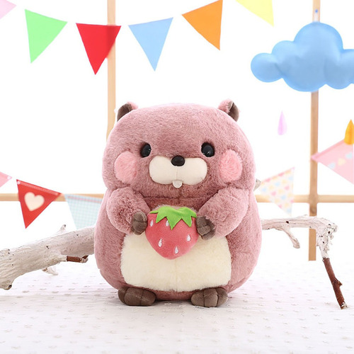 Adorável Animal De Pelúcia Kawaii Fluffier, Marmota, Marmota