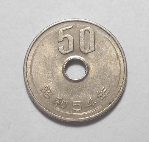 Japón - 50 Yen Showa (54) 1979 - Y# 81 - Excelente