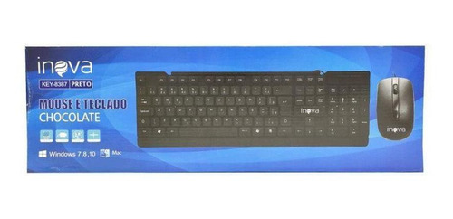 Inflates Milky white Behavior Kit Teclado E Mouse Inova Key-8387 Cabo 1,5m Usb 1200dpi | Parcelamento sem juros Inflates Milky white Behavior Kit Teclado E Mouse Inova Key-8387 Cabo 1,5m Usb 1200dpi | Parcelamento sem juros